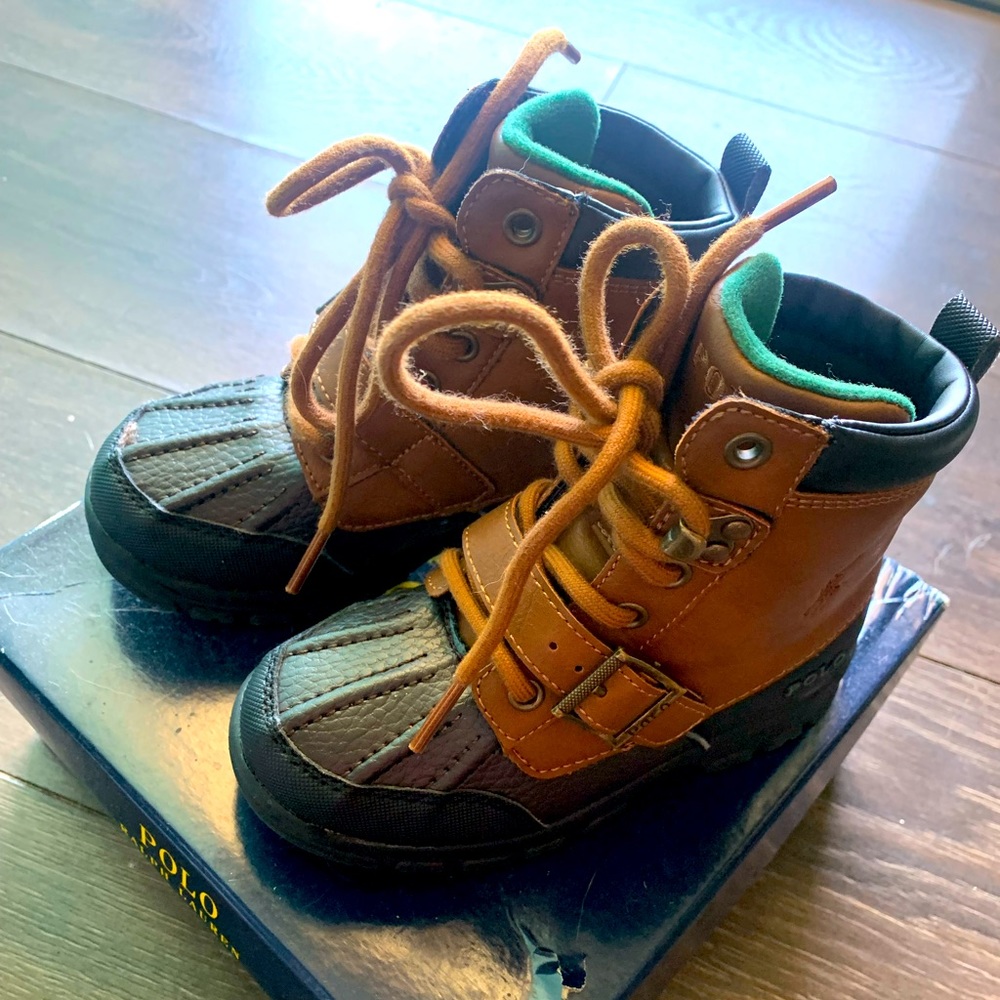 Toddler polo boots